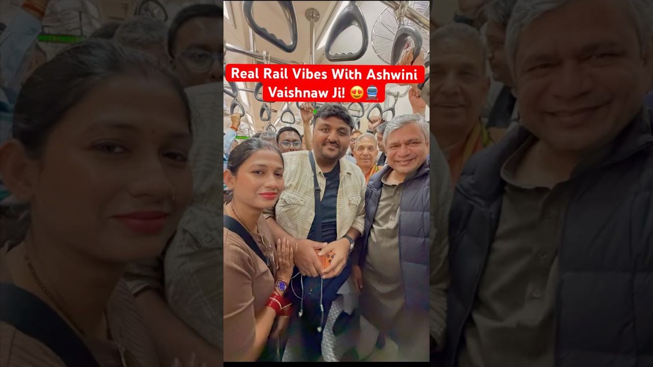Train Journey WITH Rail Minister Ashwini Vaishnaw Ji! 🚆🇮🇳✨ (Unreal Experience)