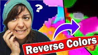 The INVERTED COLOR Challenge! Crafting polymer clay in Reverse NEGATIVES art craft