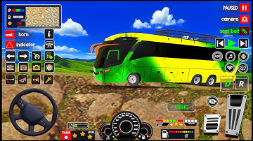 Bus Game Off Road Adventure | Coach Bus Simulator India 2025 Part 12 Gameplay