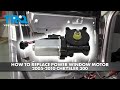 How to Replace Front Power Window Motor 2005-2010 Chrysler 300