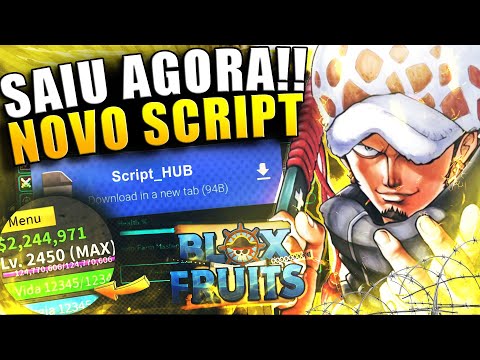 SAIU!!😱 NOVO SCRIPT BLOX FRUITS PARA CELULAR NOVAS FUNÇÕES AUTO FARM - (MOBILE e PC)