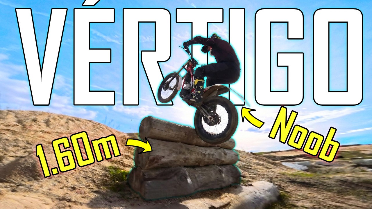 ¿SUBIR ESO? 😱 Mi primera vez saltando TRONCOS en TRIAL