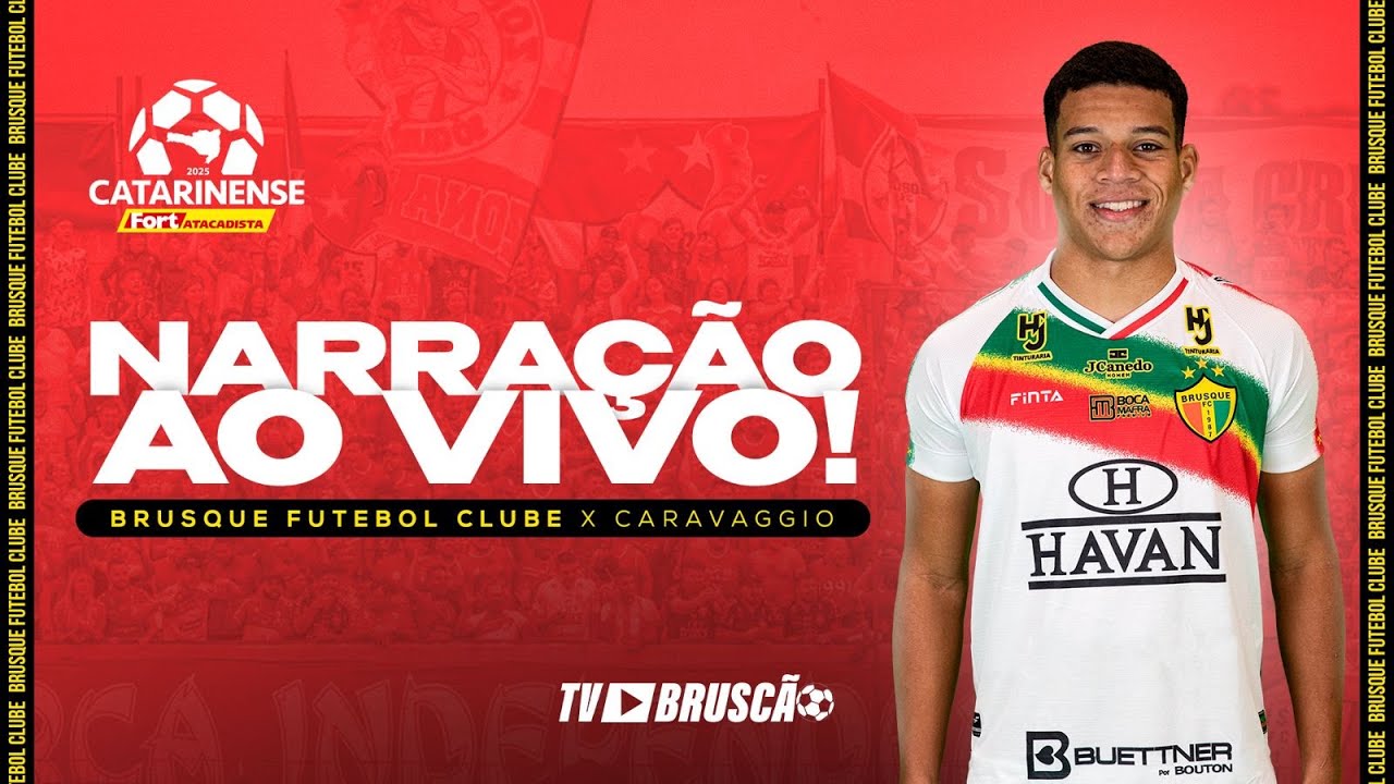 BRUSQUE x CARAVAGGIO I CAMPEONATO CATARINENSE l 2025 - YouTube