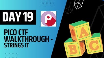 Day 19 - PicoCTF -  Strings It