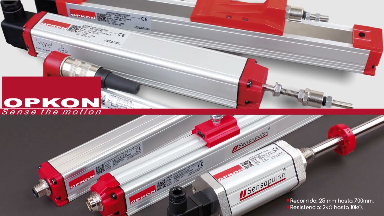 Funcionamiento de potenciómetros y encoders marca OPKON