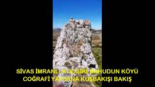 Si̇vas İmranli Koçgi̇ri̇ Bahudun Köyü Coğrafi̇ Yapisina Kuşbakişi Bakiş