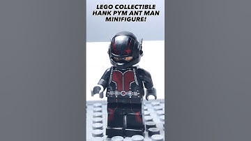 LEGO COLLECTABLE HANK PYM ANT-MAN MINIFIGURE! #marvel #antman #hankpym #legostopmotion #cool #sub