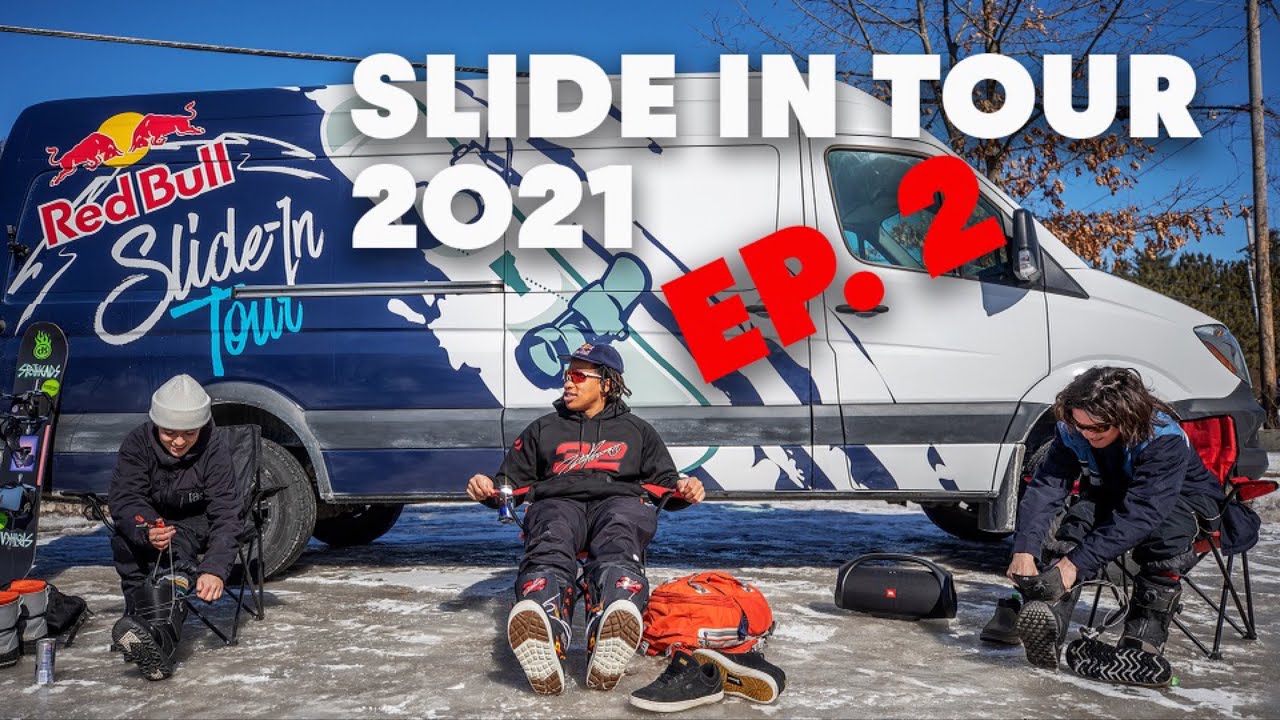 Zeb, Miles and Maggie hit 3 more of Vermont's snow stashes | Red Bull Slide-In Tour 2021 E2