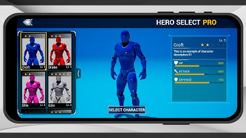 [UE4 and UE5 Marketplace] Hero Select PRO - Tutorial Migration to new project