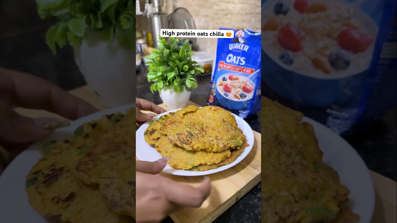 Oats chilla 😍