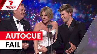 Logie Awards chaos as presenters can't read autocue | 7NEWS
