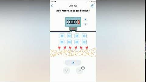 Easy Game - How many cables can be used? - Level 120 solution