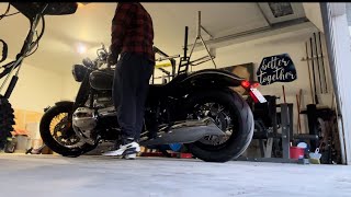 BMW R18 Stock Exhaust cold start