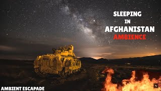 You're Sleeping In Afghanistan | Distant Gun Battle Ambience | Radio Chatter | Fire Ambience | War