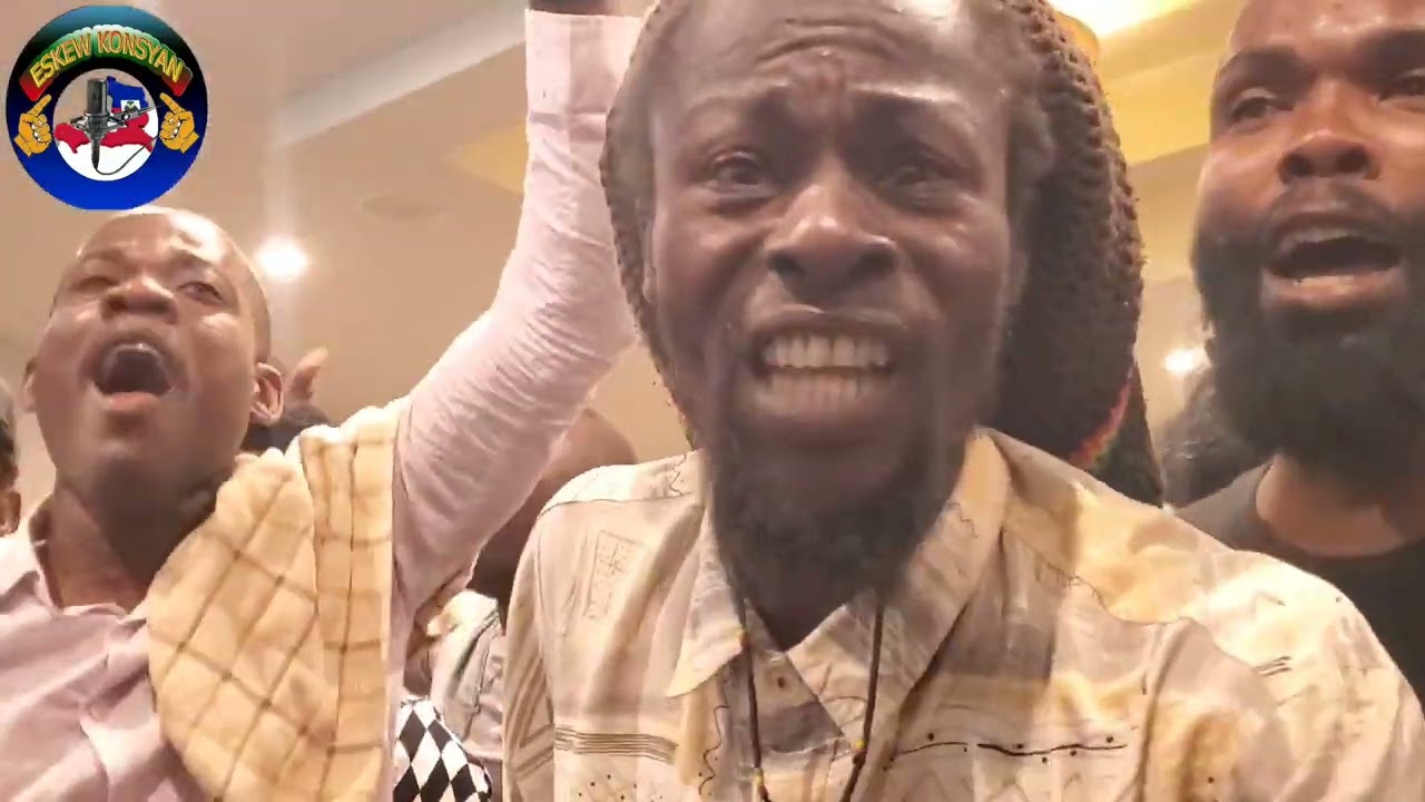 PM Fils-aimé pran nn cho,li sou yn chèz enjektab.Gade sak pase otèl Kinam nn yn konferans pr mande..