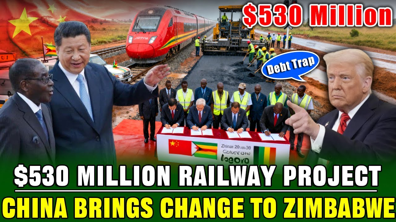 Китай только что взял на себя управление железнодорожным проектом в Зимбабве стоимостью 530 милли...
