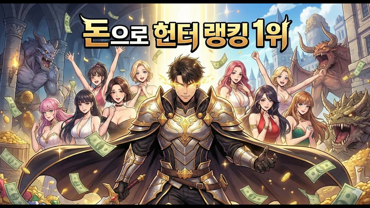 돈으로 헌터 랭킹 1위 2화. Hunter Rank 1 with all the money in the world. ep 2.