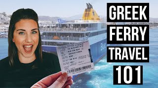 EVERYTHING YOU NEED TO KNOW ABOUT GREEK FERRY TRAVEL | Santorini to Athens on the BLUE STAR FERRY