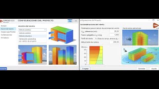 4- CONFIGRACIONES DEL PROYECTO P2 (acción de viento)