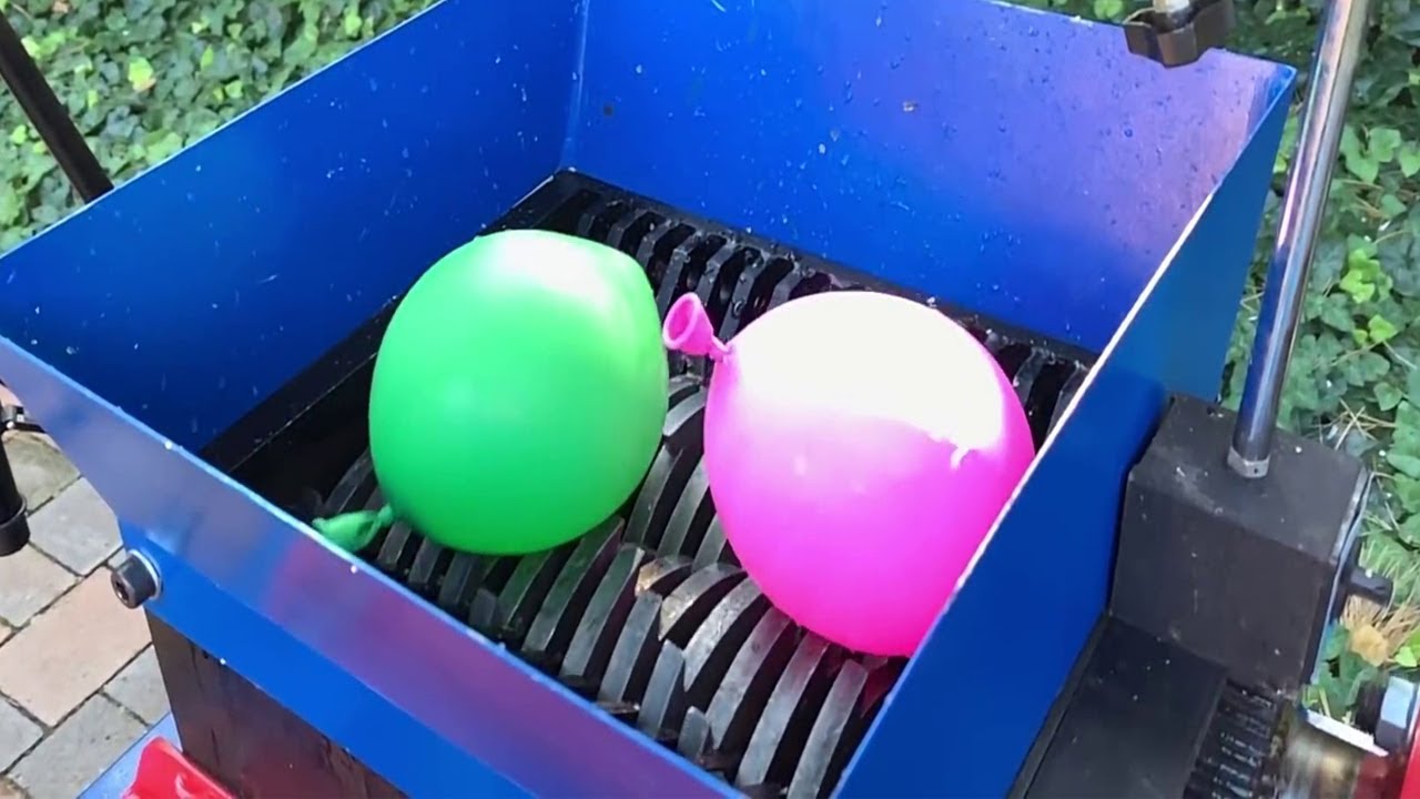 Balloons Vs Fast Shredder! Amazing YouTube