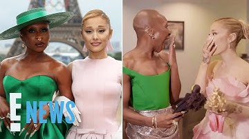 See Ariana Grande & Cynthia Erivo’s ADORABLE Reaction to their Barbies | E! News