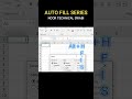 😱Autofill//series//Excel #msoffice #excel #viral #exceltips #excelforyou #exceltricks
