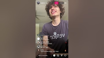Glaive Instagram Live 5/5/2023 - New Tour and Opening Artists