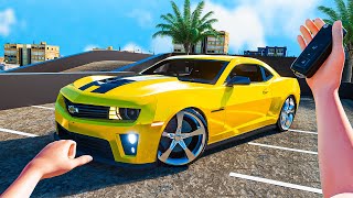 SE GANHAR, LEVA MEU CAMARO NO JOGO DE VIDA REAL (CAR PARKING CELULAR ANDROID)