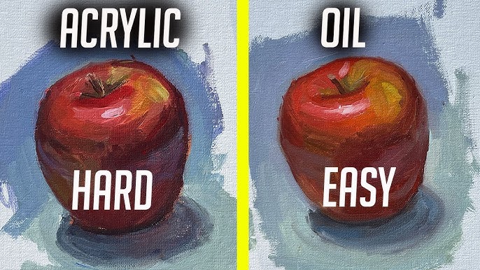 Oil Paint vs Acrylic Paint: A Side-by-Side Comparison – Chuck Black Art