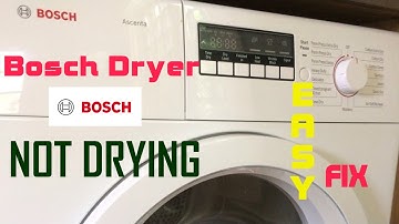✨ Bosch Condenser Dryer Keeps Stopping - Clogged Pump - QUICK FIX ✨