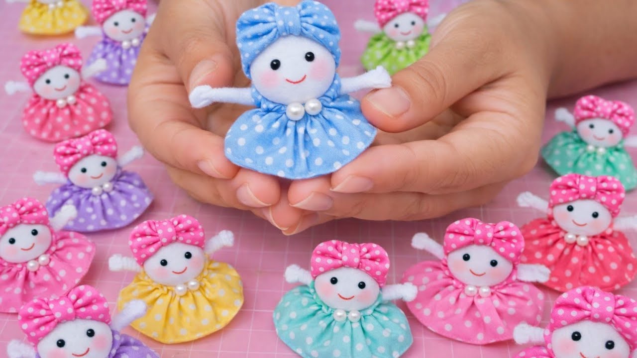 Faça e venda + 50 caneta decorada com mini bonequinha sem máquina de costura lembrancinha útil 