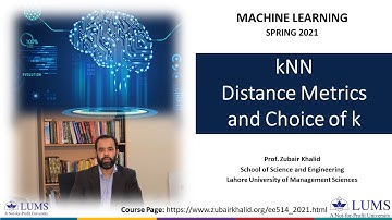 kNN: Distance Metrics and Choice of k (Week 02-02)