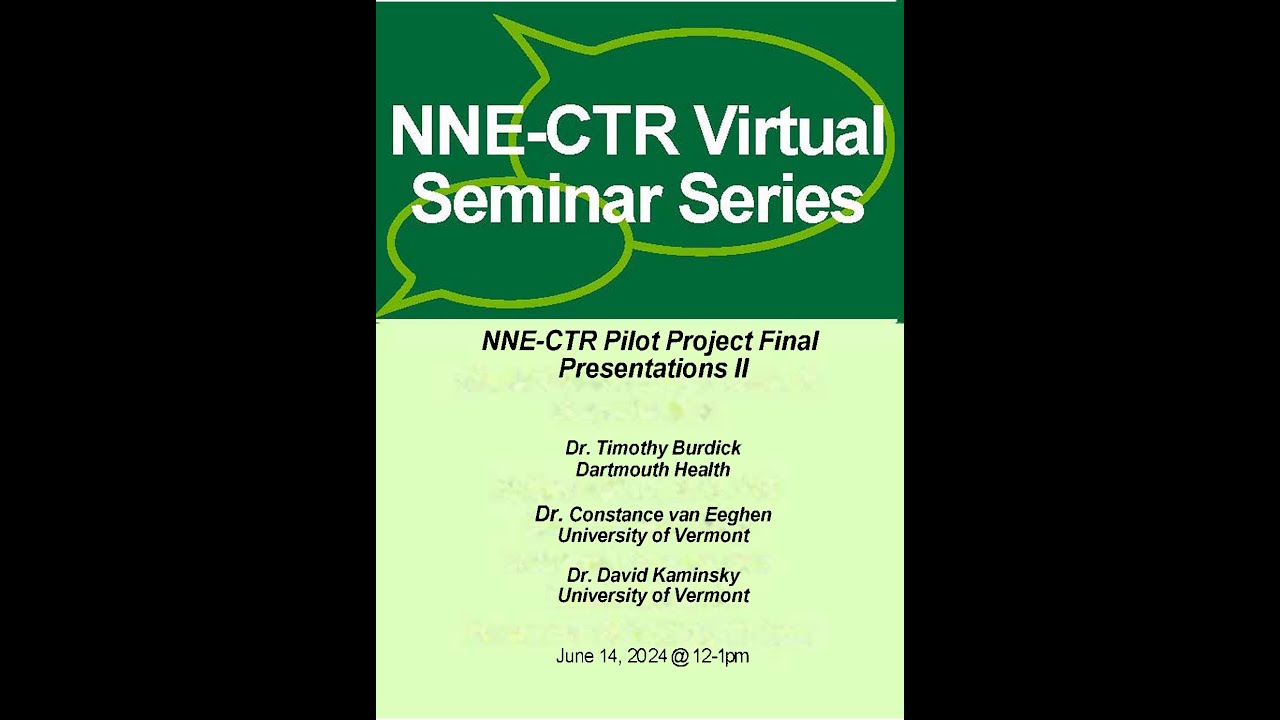 NNE-CTR Pilot Project Final Presentations II - YouTube