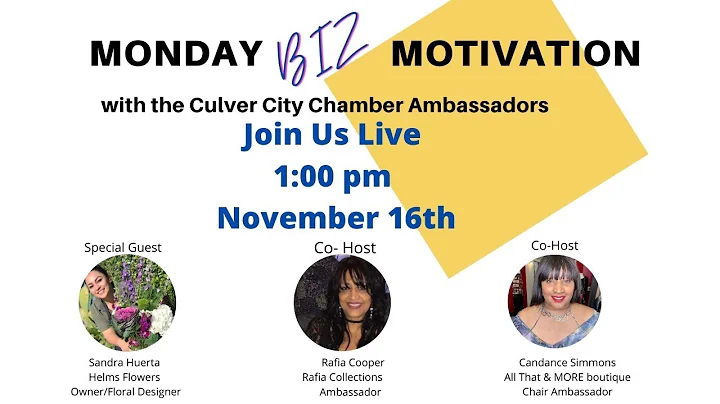 Monday Biz Motivation - Special Guest Sandra Huert...