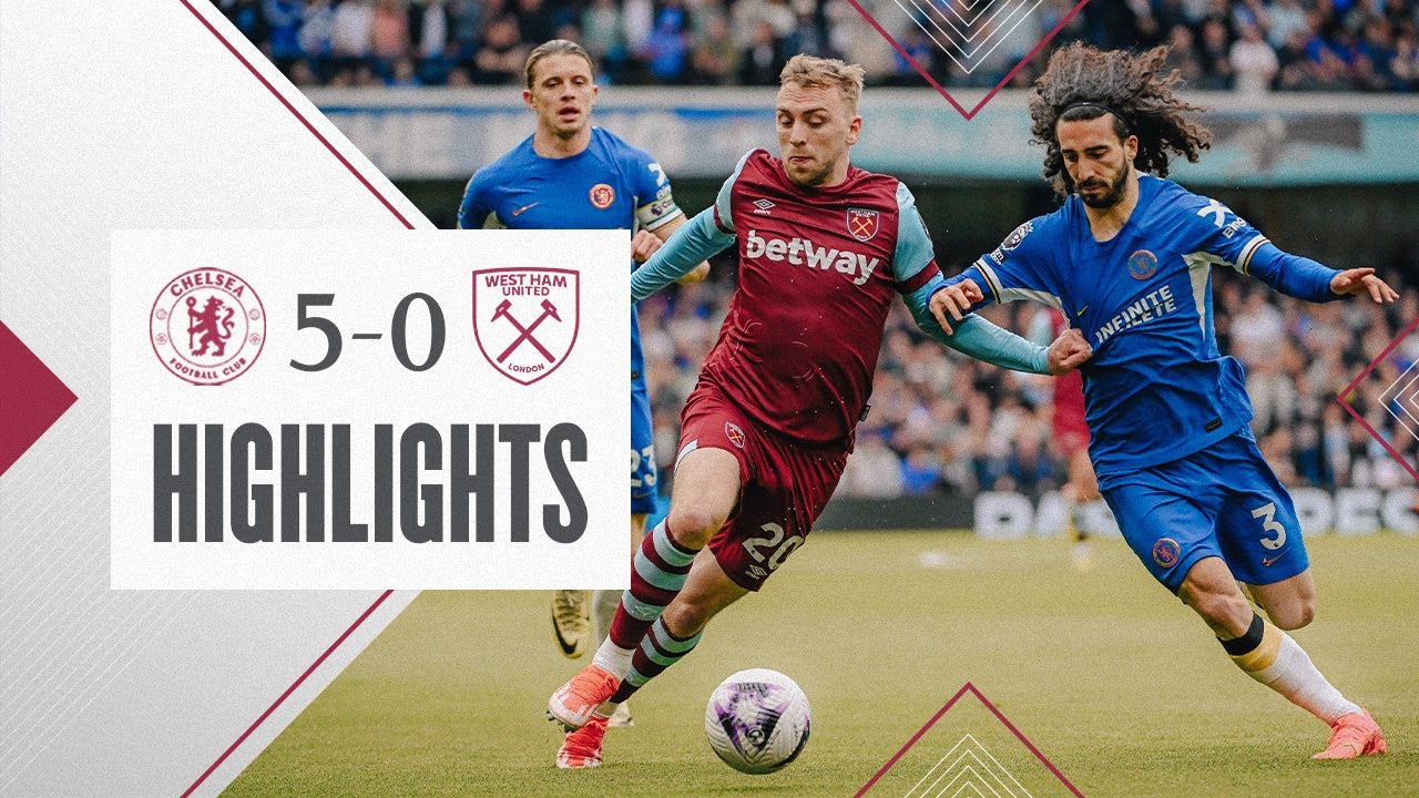 Video highlights for Chelsea 5-0 West Ham
