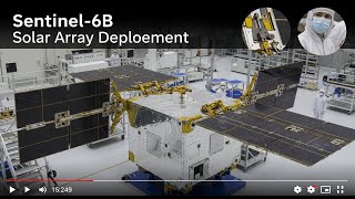 Sentinel-6B Solar Array Deployment & Stow Test at Astrotech | Pre-Launch Satellite Processing!