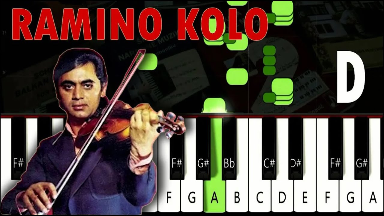 RAMINO KOLO  tutorijal za harmoniku ili klavijature