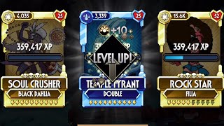 Leveling Soul Crusher and Temple Tyrant - Skullgirls Mobile