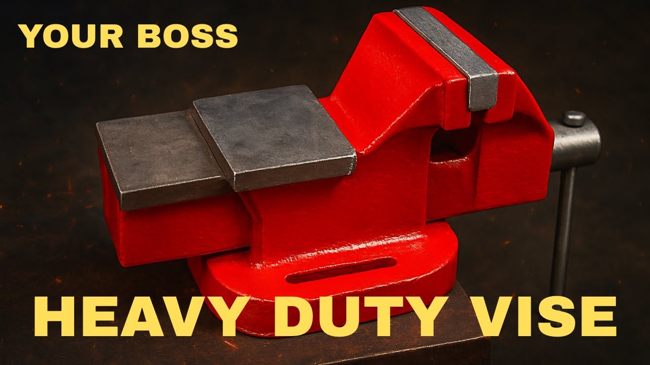 Build Your Own Heavy Duty Bench Vise | Step by Step Tutorial