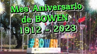 Mes Aniversario de Bowen : 111 Años - Mendoza . Arg. - 1912 - 2023