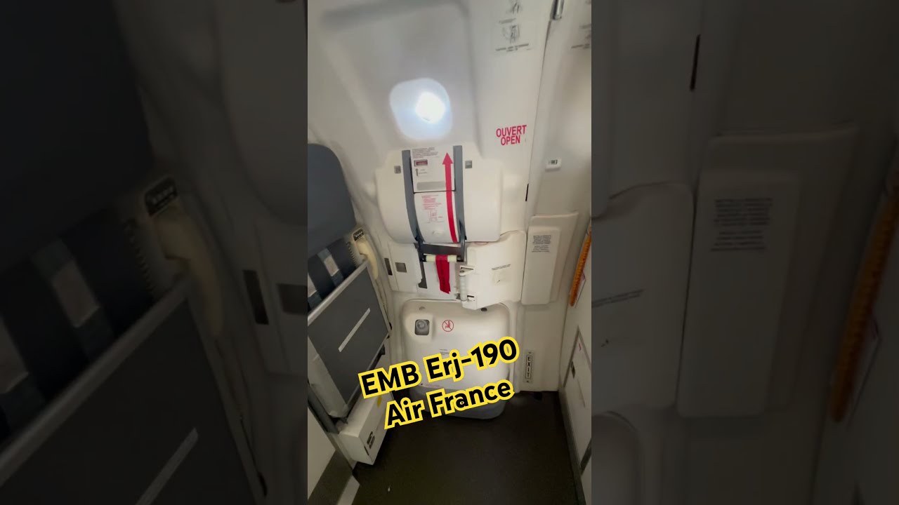 Erj 190 Embraer Flight Air France Madrid Paris Shorts Airplane Aviation Airport