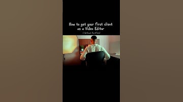 How to get your first client as a video editor (without portfolio) #howtofindclients #videoediting