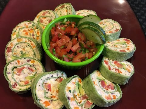 Turkey & cream cheese hors d'oeuvres