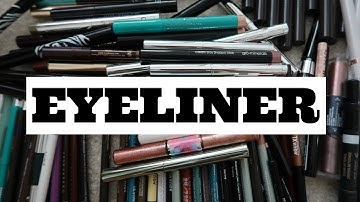 MAKEUP DECLUTTER - EYELINER | MAKEUP COLLECTION 2017