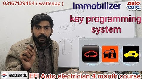 Key programming immobilizer system ?| Auto Care