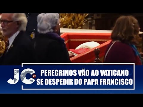 Peregrinos do mundo inteiro vão ao Vaticano se despedir do Papa Francisco – JCTV – 24/04/25