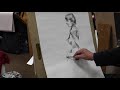 Long pose figure drawing by james wu