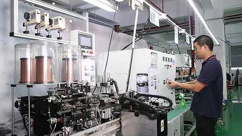 We have high-end equipments for coreless motor production!