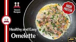 Healthy and Easy Omelette | Egg Recipes | Breakfast Recipes | Omelets | @YummybyDanuShashi