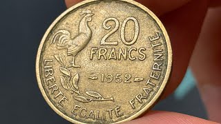 1952 France 20 Francs Coin • Values, Information, Mintage, History, and More